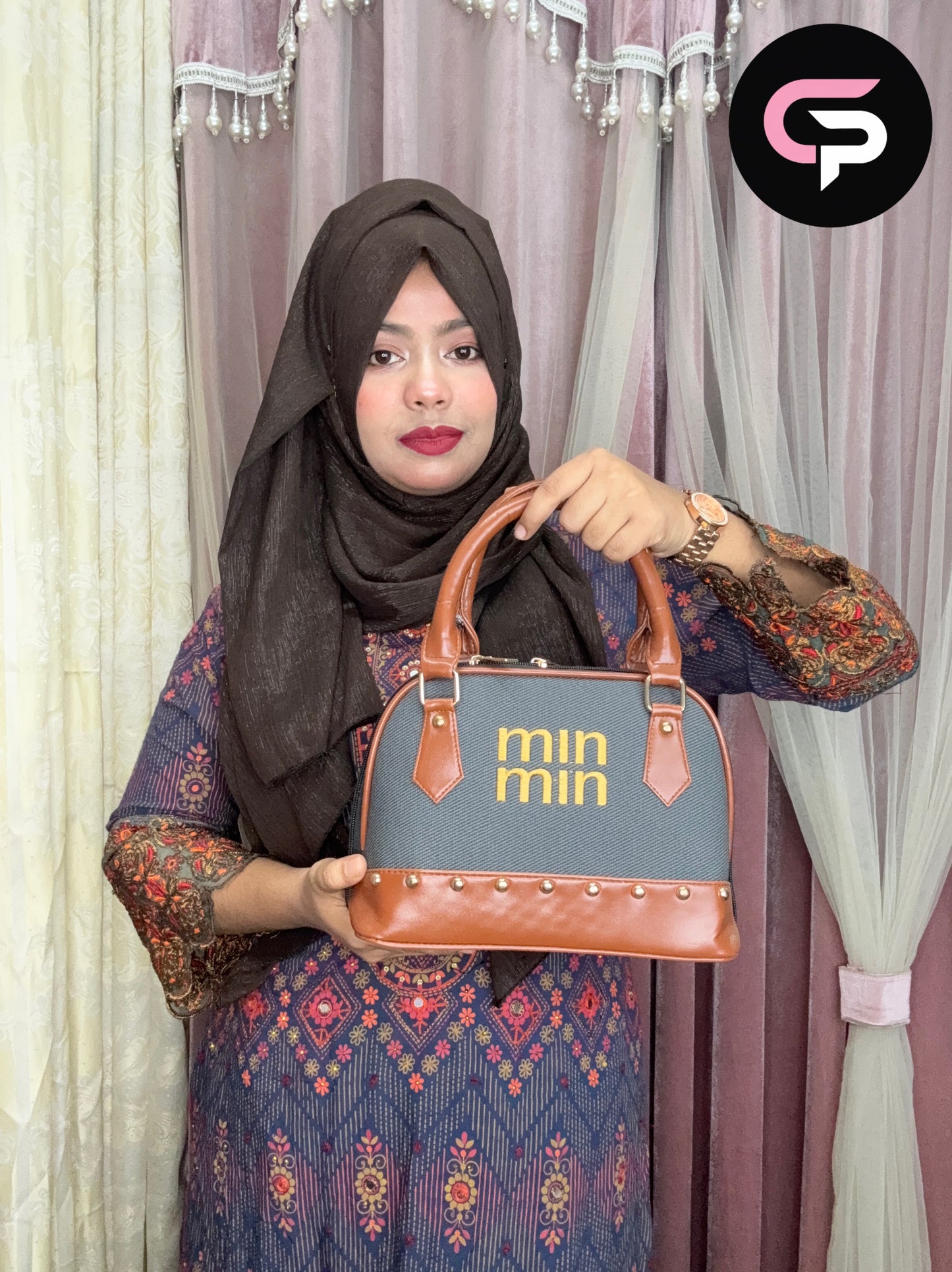 MINMIN Structured Top Handle Handbag for Women – Elegant Everyday Purse
