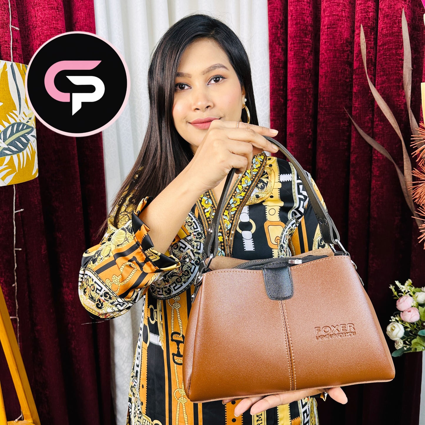 FOXER Elegant Top Handle Handbag for Women – Classic Everyday Purse