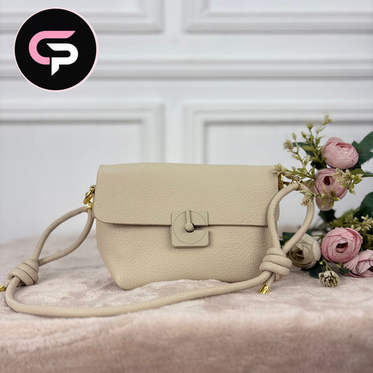 China Imported  white Lock Closure Shoulder  Bag for Women