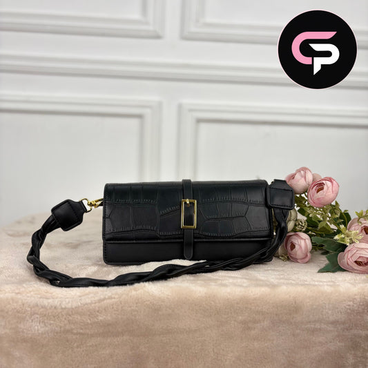 China Imported black Crossbody Shoulder Bag for Women