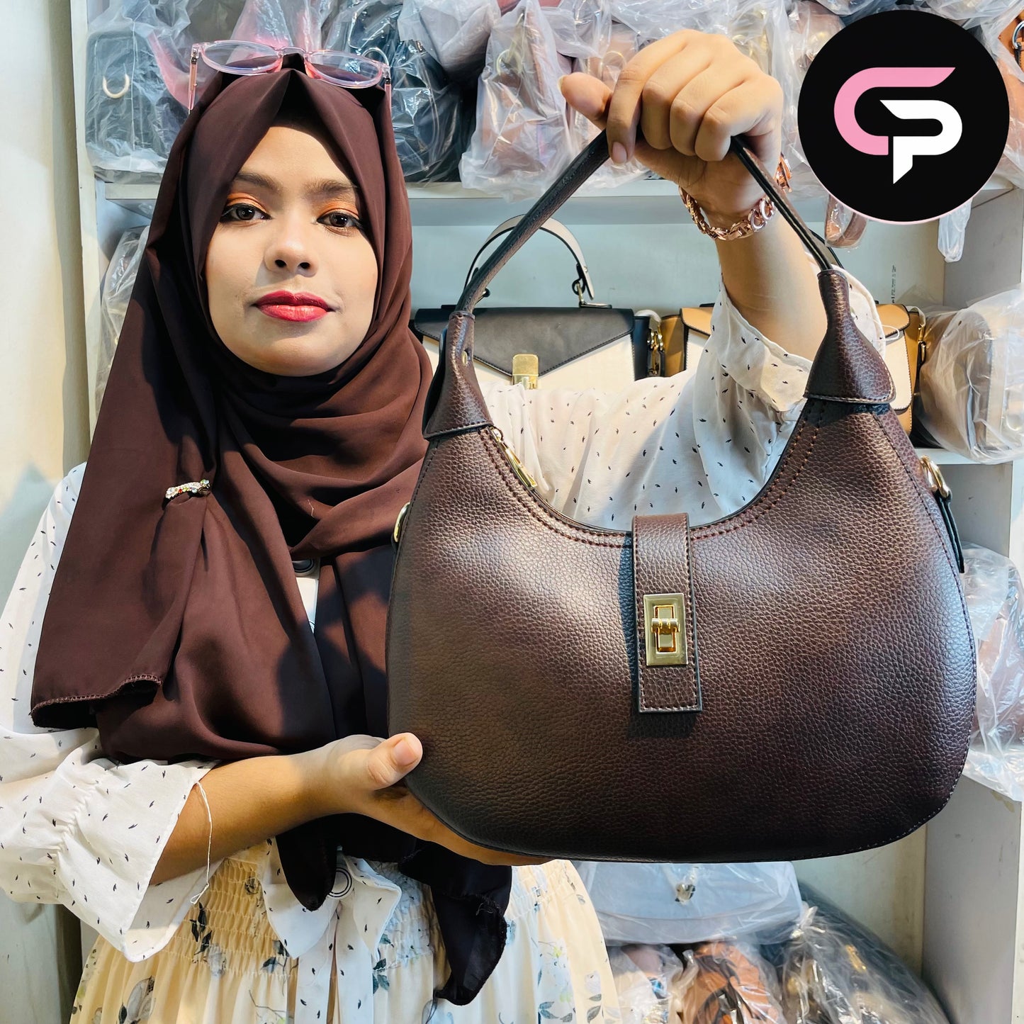 Elegant coffee Shoulder Handbag for Women | Party & Daily Use