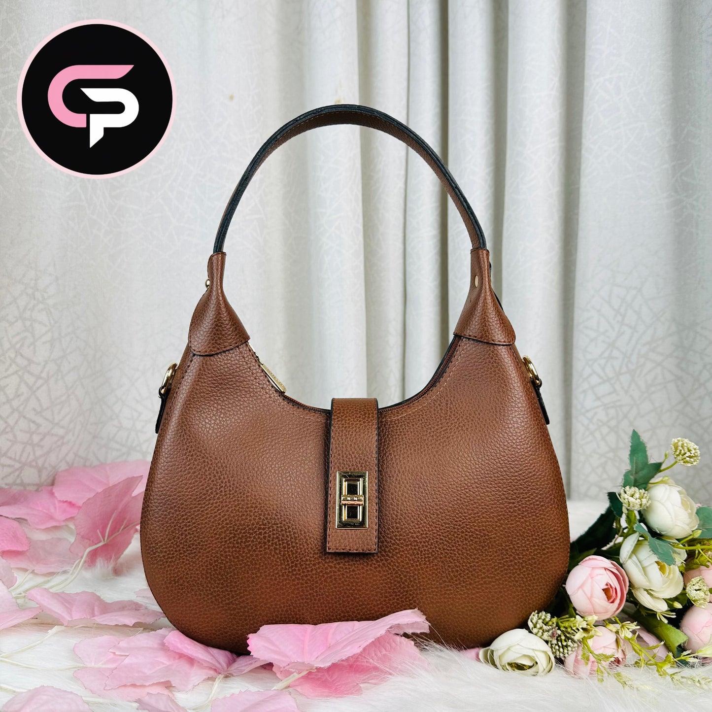 Elegant brown Shoulder Handbag for Women | Party & Daily Use