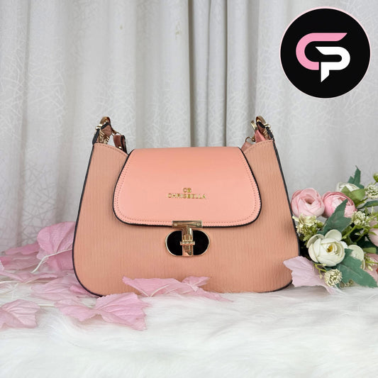 Elegant Lock Crossbody Bag for Women – Stylish Everyday Bag