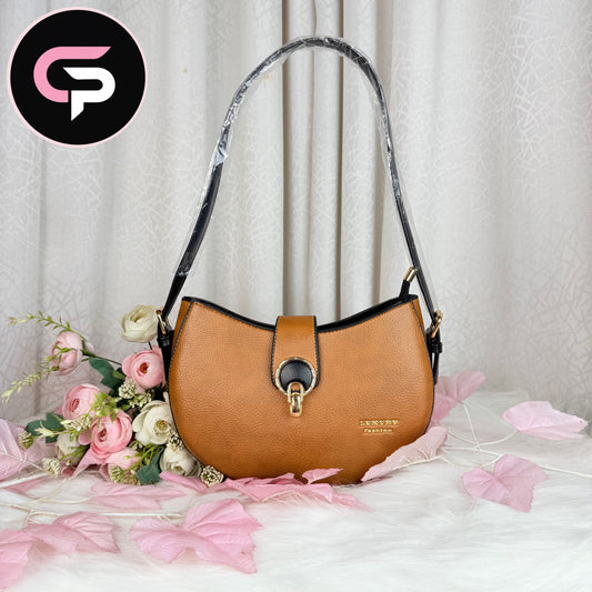 mastrd colour Classic Ring Lock Shoulder Bag for Women – Elegant Everyday Bag