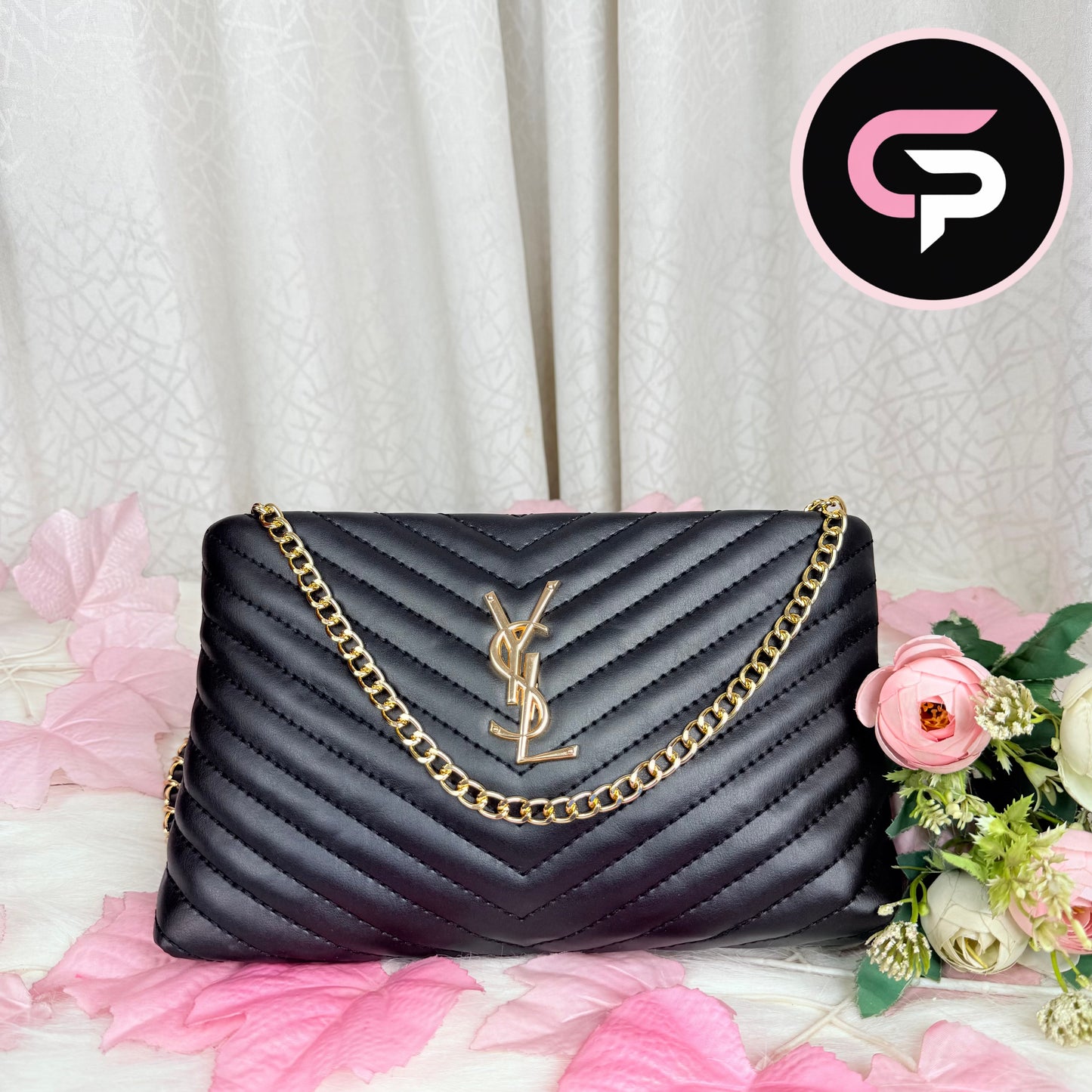 Quilted Chain Shoulder Bag for Women – Elegant Crossbody Bag