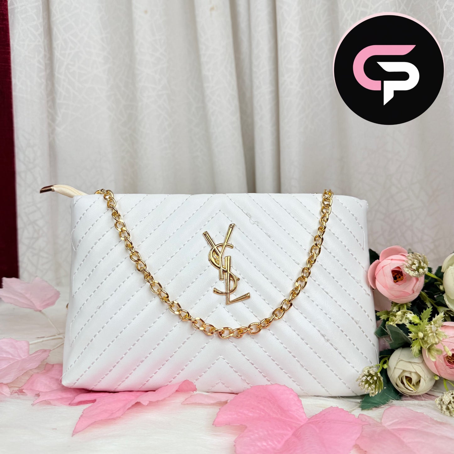 Quilted Chain Shoulder Bag for Women – Elegant Crossbody Bag