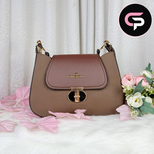 Elegant Lock Crossbody Bag for Women – Stylish Everyday Bag