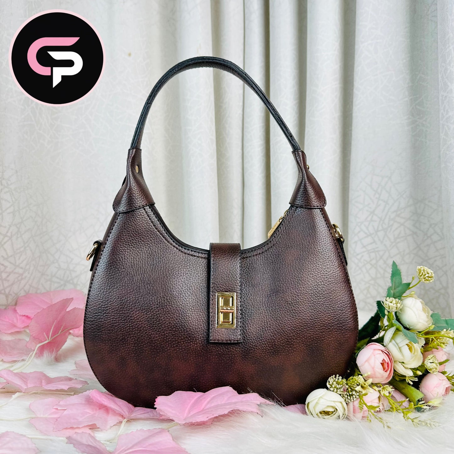 Elegant coffee Shoulder Handbag for Women | Party & Daily Use