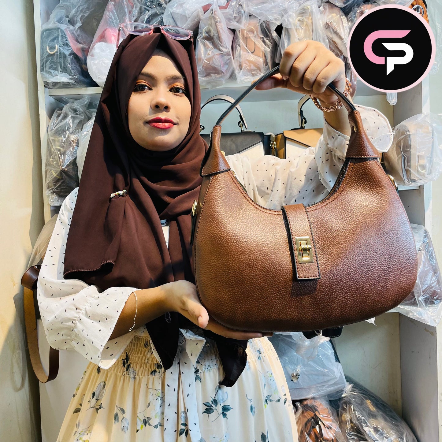 Elegant brown Shoulder Handbag for Women | Party & Daily Use