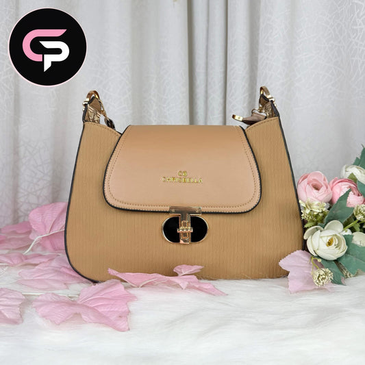 Elegant Lock Crossbody Bag for Women – Stylish Everyday Bag
