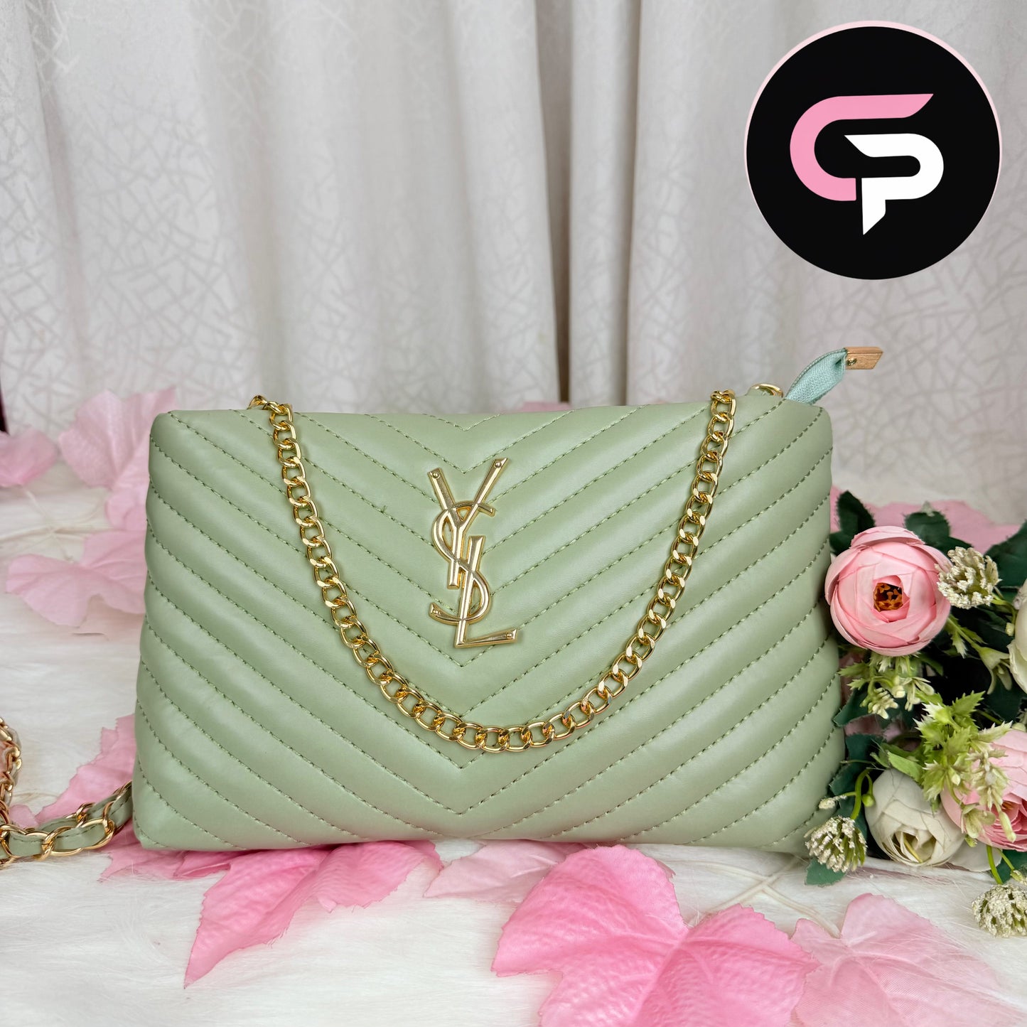 Quilted Chain Shoulder Bag for Women – Elegant Crossbody Bag