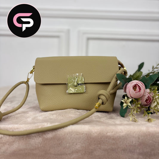 China Imported  green Lock Closure Shoulder  Bag for Women