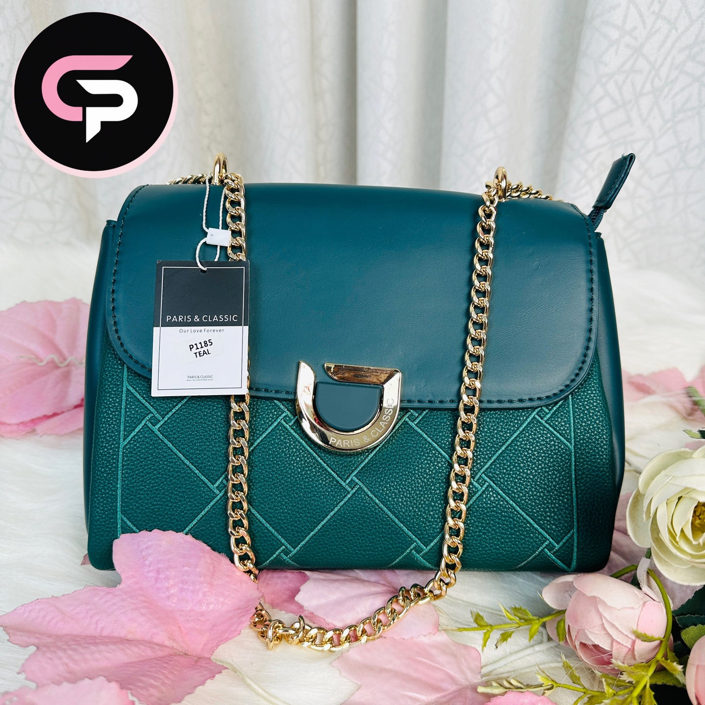 China Imported green Chain Strap Party Shoulder Bag for Women (Copy)