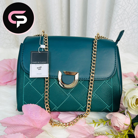 China Imported green Chain Strap Party Shoulder Bag for Women (Copy)